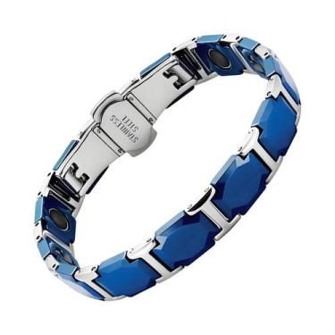 Imagem de Pulseira de cerâmica premium ARADOO com hematita magnética pulseira de
