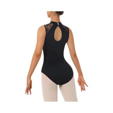 Imagem de Vestido De Ballet Sem Mangas Para Mulheres Com Renda, Leotardo De Danç