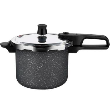 Imagem de Panela de Pressão Rochedo Stone Pro 4,5 Litros com Revestimento Antiad