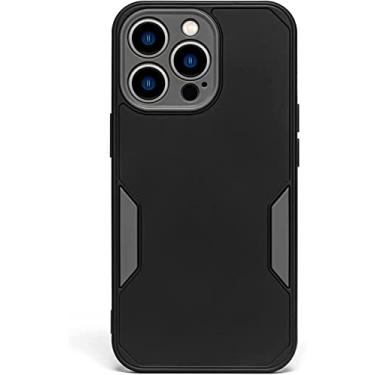 Imagem de MAALYA Capa para iPhone 13/13 Mini/13 Pro/13 Pro Max, TPU fosco macio ultrafino à prova de choque proteção à prova d'água capa de pára-choques de corpo inteiro (Cor: Preto, Tamanho: 13 Mini 5,4 polegadas)