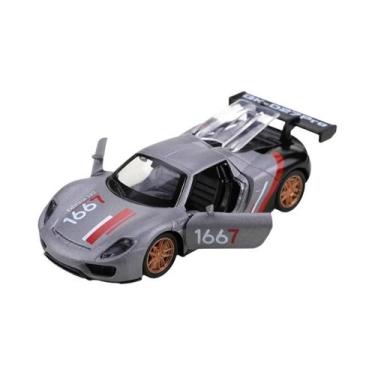 Imagem de Brinquedo De Carro De Corrida Infantil 136 Em Liga 918 Com Pista De Re