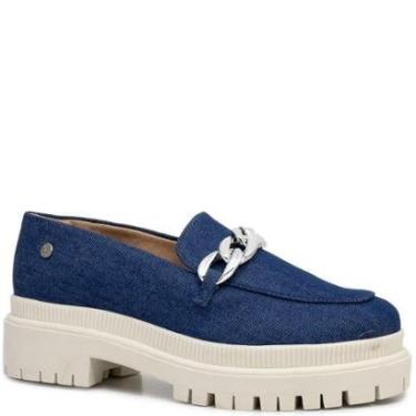 Imagem de Mocassim Feminino Correntes Tratorado Via Uno 584048-Feminino