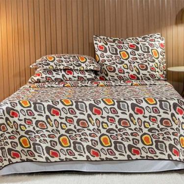 Imagem de Cobre Leito Casal Box Queen Basic 2,60x2,40 Estampado 180 Fios - Marin