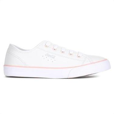 Imagem de Tênis Coca Cola Stream Leather Branco e Rosa Claro - Feminino-Feminino