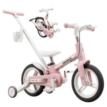 Imagem de Bicicleta infantil conversível lecoco 6 em 1 com alça de 2 a 6 anos