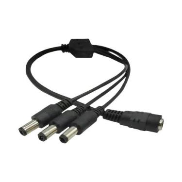 Imagem de Cabo Divisor De Energia DC 5.5x2.1mm 1 Para 2 3 4 5 6 8 Vias Adaptador