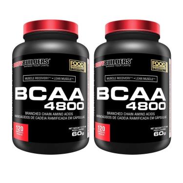 Imagem de Kit 2x BCAA 4800 - 120 cáps – Bodybuilders-Unissex