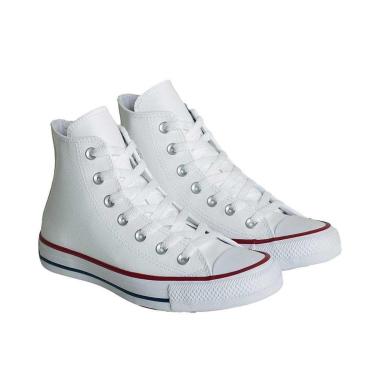 Imagem de Tênis Adulto Casual Converse Chuck Taylor All Star New Malden Hi Branco E Vermelho-Masculino