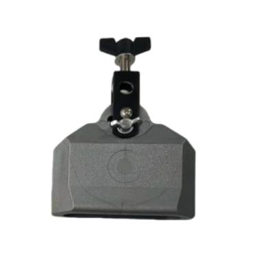 Imagem de menolana de percussão musical, blocos rítmicos, prático, profissional, sino de vaca, de de alto desempenho, instrumento de bateria latina, Cinza, L