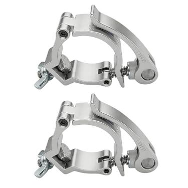 Imagem de Gchee Braçadeira de luz de palco treliça O braçadeiras de carga 10 kg/74.8 kg/99.8 kg Suporte de gancho de iluminação de liga de alumínio DJ resistente serve para tubo de 1-1/4-1-3/20.3 cm diâmetro