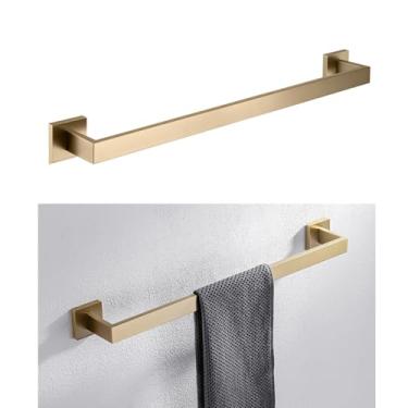 Imagem de Conjunto de ferragens de banheiro de aço inoxidável acessórios de banheiro toalheiro preto rack de barra de toalha dourada suporte de toalha, 001FG