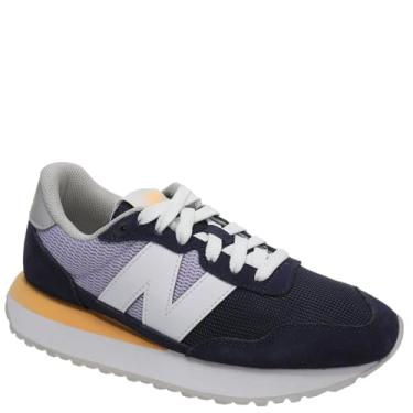 Imagem de New Balance Tênis feminino 237, Nb Borgonha/Nb 102 Branco, 36