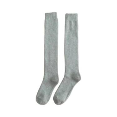 Imagem de Meias Longas Masculinas De Veludo Grosso Para Outono/Inverno, Quentes,