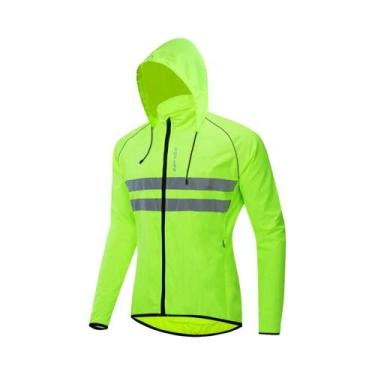 Imagem de Jaqueta Corta-Vento Refletiva E Compactável Para Ciclismo Masculino, I