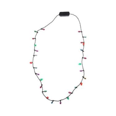 Imagem de Colar De Luz LED Piscante Com 8 Lâmpadas, Acessório Para Fantasia De N
