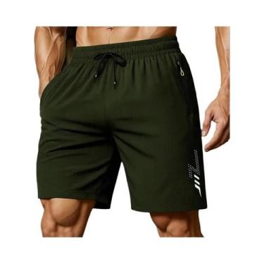 Imagem de Shorts Masculinos Leves De Secagem Rápida Para Academia, Treino De Ver