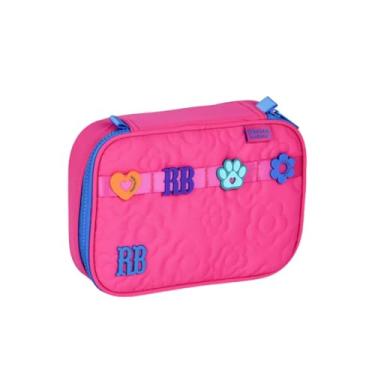 Imagem de Estojo Box Feminino Escolar Grande Rebecca Bonbon com Divisórias Internas – Juvenil, Resistente e Organizador (Rosa)