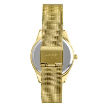 Imagem de Relógio Lince Feminino Ref: Lrgj178l36 C2kx Casual Mesh Dourado