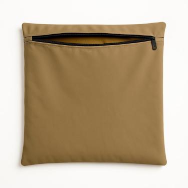 Imagem de Almofada Capa 42cm Suede Macia Decorativa Sala E Escritório Capuccino