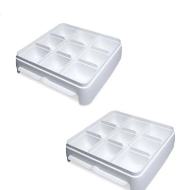 Imagem de Kit 2 Formas Gelo Refrigeradores Brastemp/consul - Original