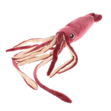 Imagem de Brinquedo De Pelúcia Em Forma De Lula Vermelha De 75cm, Animal De Esti