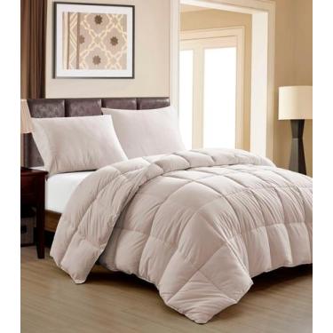 Imagem de Edredom King Plumage Anti Pilling Rozac Bege, UN, Bege