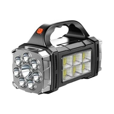 Imagem de Lanterna De Mão LED Recarregável USB De 10000mAh Com Dupla Cabeça, Sup