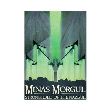 Imagem de Pôster Vintage Do Senhor Dos Anéis, Impressão Em Tela, Arte De Parede 