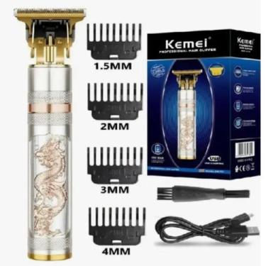 Imagem de Maquininha Kemei KM-762 Dourada, Ideal para Uso Doméstico e Profission