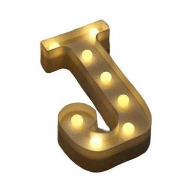 Imagem de Luz Noturna LED Luminosa Em Formato De Letra 16/22CM DIY Alfabeto Núme