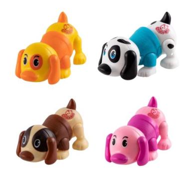 Imagem de Brinquedo Infantil Mini Cachorro de Corda Sortido e Unitário Coloria -