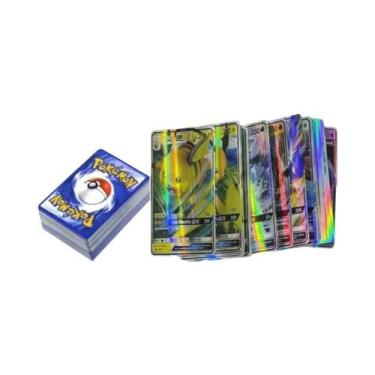 Imagem de Cartas De Batalha Pokémon TCG GX Vmax Brilhantes 54/60/100/200 Peças P