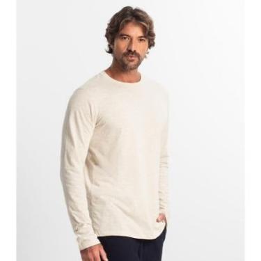 Imagem de Camiseta Masculina Manga Longa Básica Diametro Bege-Masculino