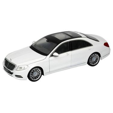Imagem de Modelo de carro fundido sob pressão Welly Mercedes Benz S Class 1/24 branco