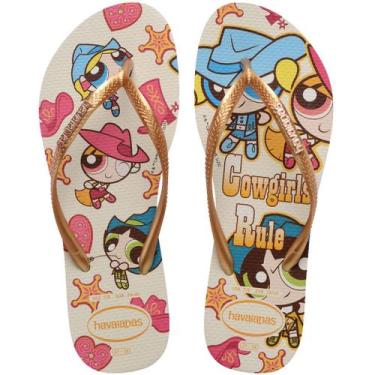 Imagem de Havaianas Original Warner Super Poderosas Tamanho:39.40Cor:Bege Palha,