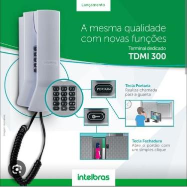 Imagem de Telefone Terminal Interfone Intelbras Maxcon Tdmi 300