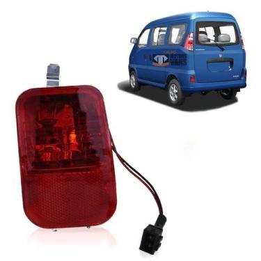 Imagem de Lanterna parachoque traseiro towner hafei 2008 a 2013 lente escura lad