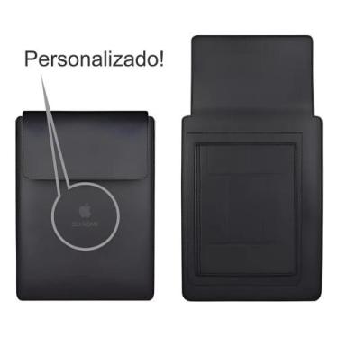 Imagem de Capa Em Couro Com Suporte elevado para ventilação de Notebooks E Mackb