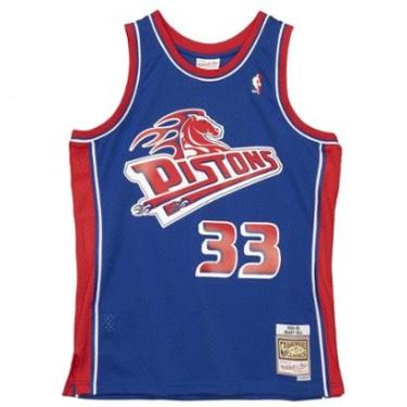 Imagem de Regata Mitchell & Ness Swingman Grant Hill Detroit Pistons 1998-99 Jersey Masculino-Mas...