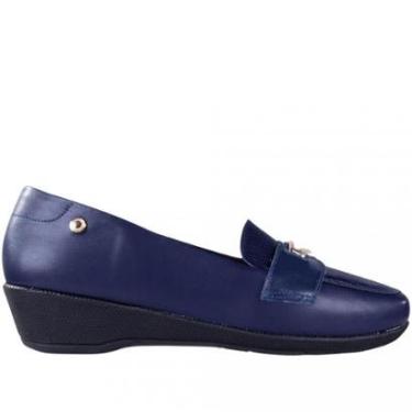 Imagem de Sapatilha Feminina em Couro Zariff com Detalhe Metalizado 1660106-Feminino