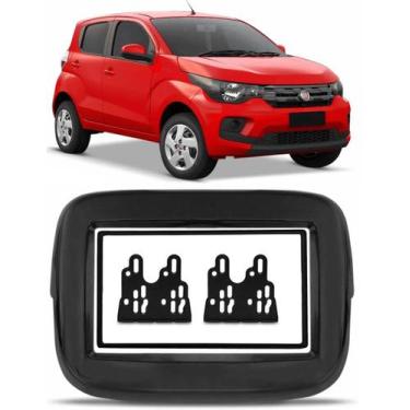 Imagem de Moldura De Painel 2 Din 7" Polegadas Fiat Mobi Para CD DVD 2 Dins - PR