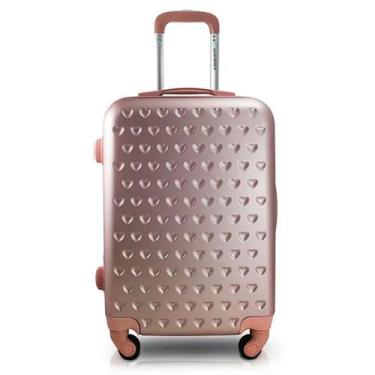 Imagem de Mala de Viagem Bordo Pequena de Mão Rígida ABS Rodinhas 360 - Jacki De