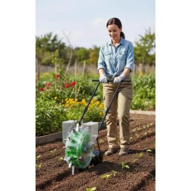 Imagem de Plantadeira Adubadeira Manual 14 Lâminas: Plantio Rápido! - Congratula
