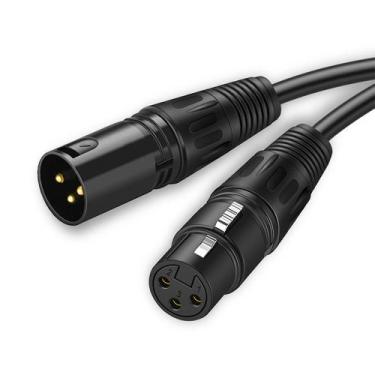 Imagem de Cabo XLR Microfone Balanceado Macho Fêmea 1,5m CableTime