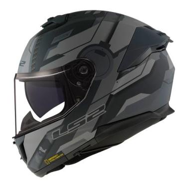 Imagem de Capacete LS2 Stream 2 FF808 Shadow Titanium e Cinza Fosco Masculino e 