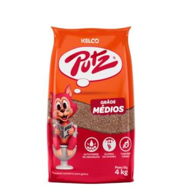 Imagem de Granulado Sanitário Putz para Gatos 4KG - Kelco