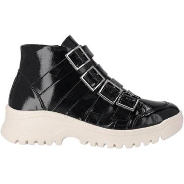 Imagem de Bota Piccadilly Lana Cano Curto Salto Médio 911006, Preto, 35