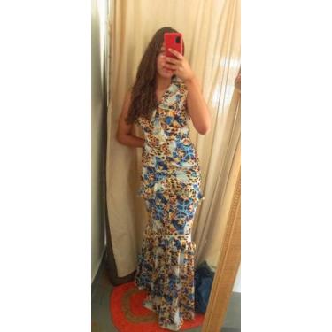Imagem de VESTIDO LONGO DE FESTA CASAMENTO MADRINHA LINDO BARATO Outlet Vida Fas