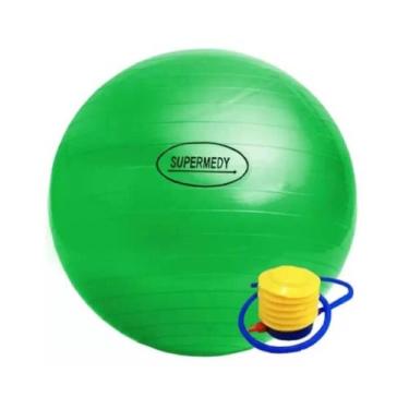 Imagem de Bola para Ginástica com Bomba de Inflar - Supermedy, 85cm