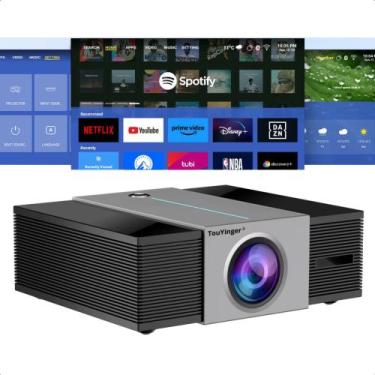 Imagem de Projetor Touyinger Q11W Ultra 2000 ANSI Lumens Com Android 12 Bluetoot